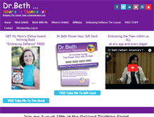 Tablet Screenshot of drbeth.com